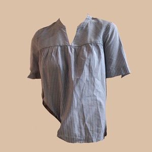 Madewell short sleeve blouse